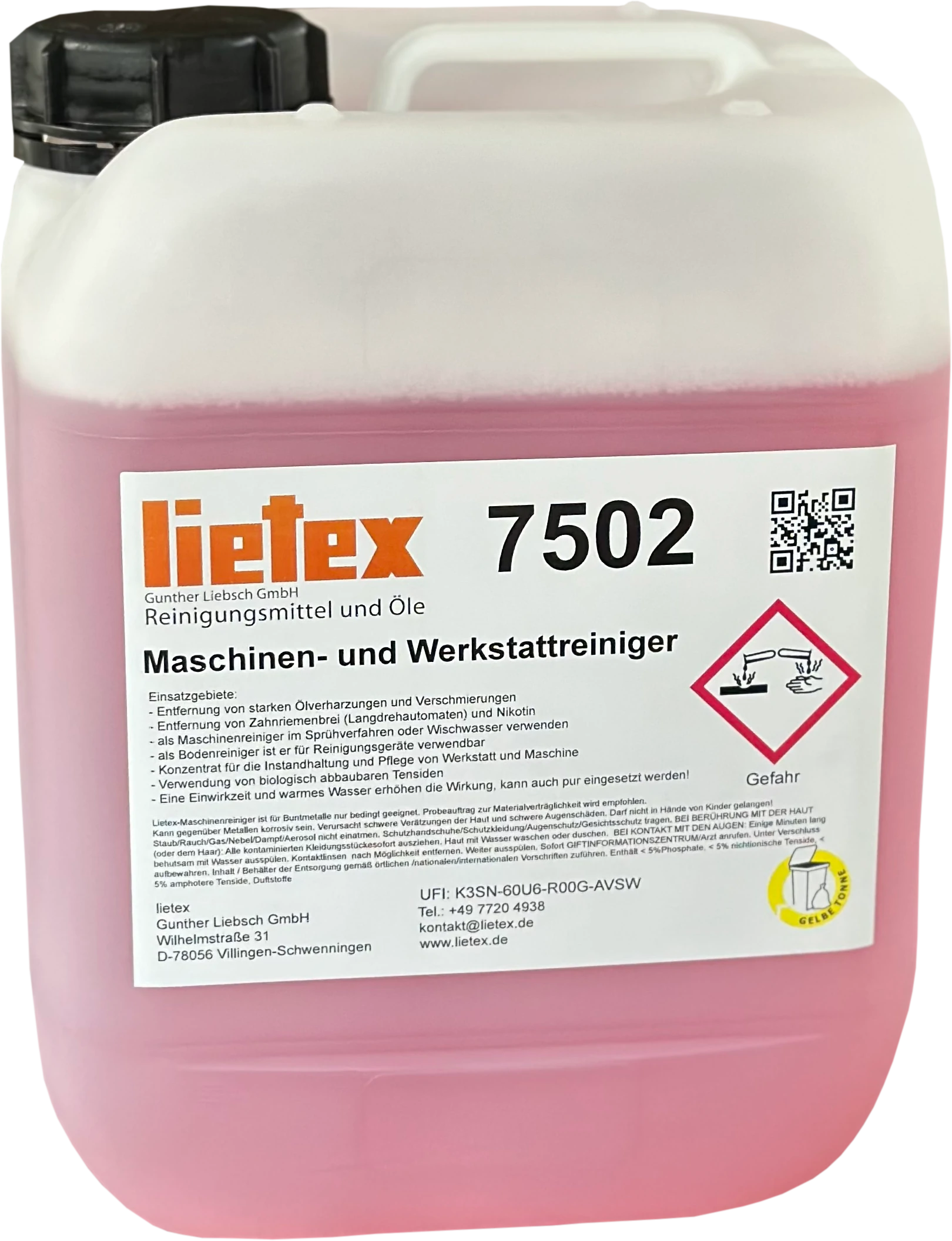 7502 Maschinen- und Werkstattreiniger